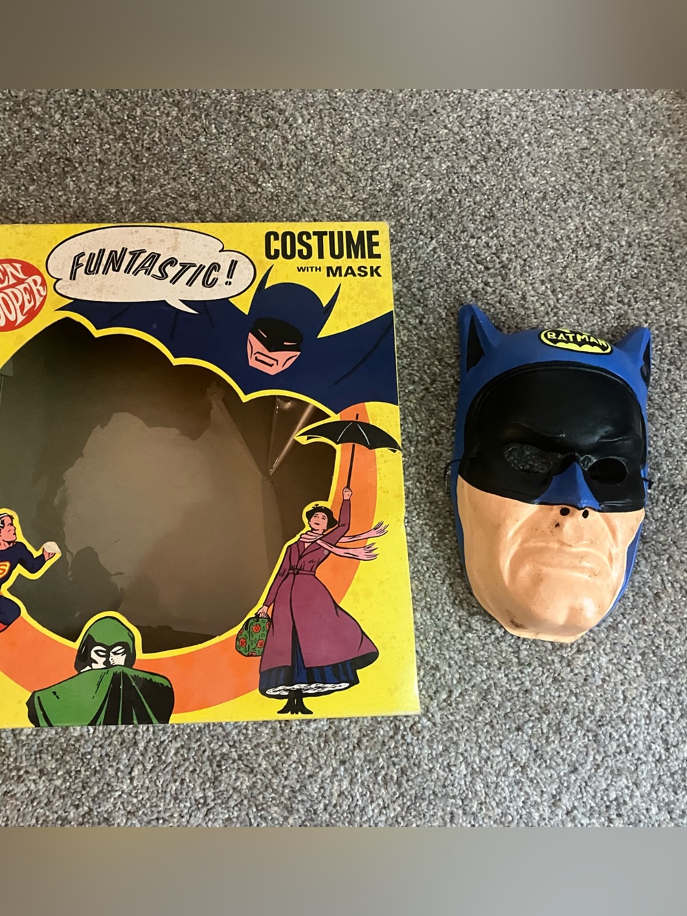 Vintage 1960’s Ben Cooper Batman Halloween Costume